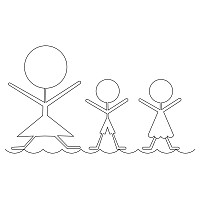 stick family border 003